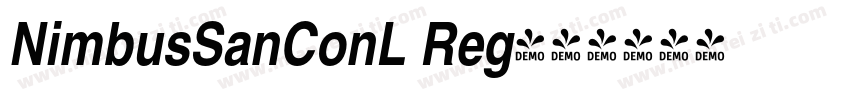 NimbusSanConL Reg字体转换
